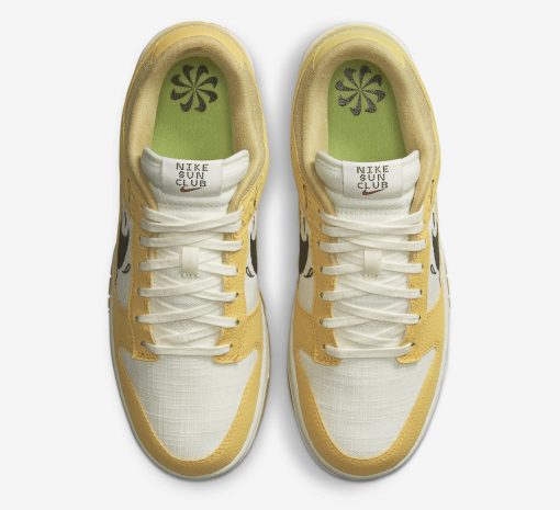 Nike Dunk Low Retro Sun Club Wheat Grass Orange