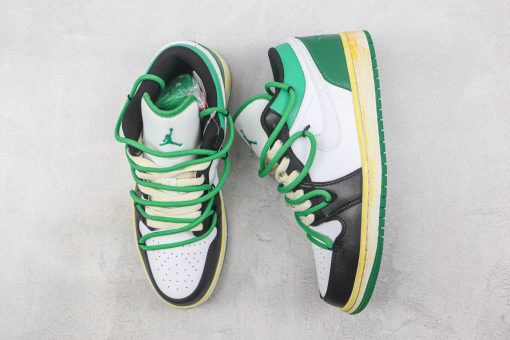 Nike Air Jordan 1 Low White Lucky Green