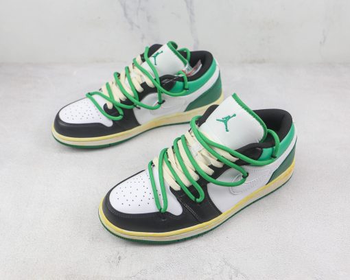 Nike Air Jordan 1 Low White Lucky Green