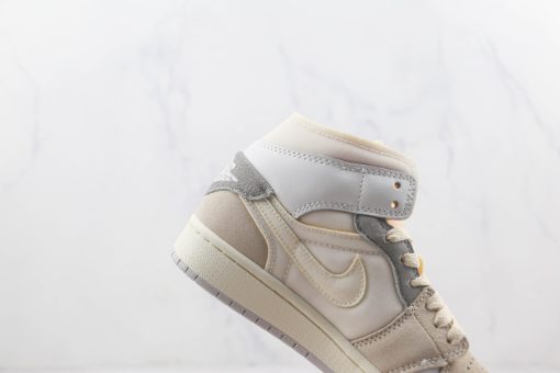 Nike Air Jordan 1 Mid SE Craft Inside Out White Grey