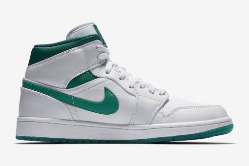 Nike Air Jordan 1 Mid White Mystic Green