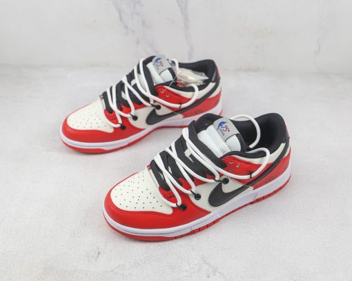 Nike Dunk Low Red Deconstructed straps