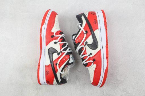 Nike Dunk Low Red Deconstructed straps