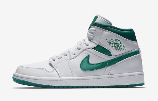 Nike Air Jordan 1 Mid White Mystic Green