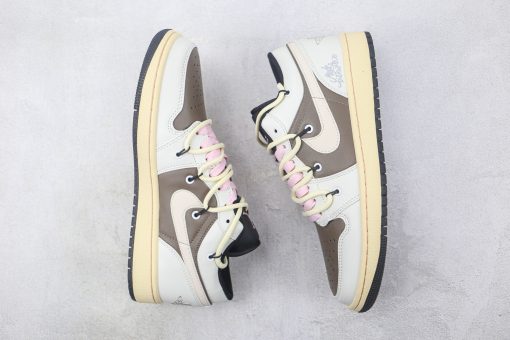 Nike Air Jordan 1 Low Laces Pink - Image 3