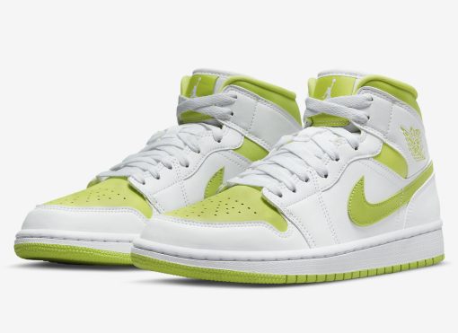 Nike Air Jordan 1 Mid White Lime