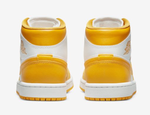 Nike Air Jordan 1 Mid White University Gold (W) - Image 5