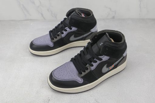 Nike Air Jordan 1 Mid Inside Out Black