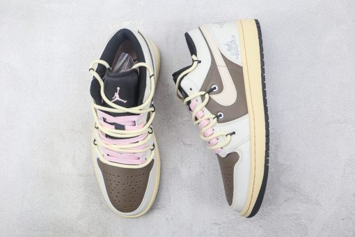 Nike Air Jordan 1 Low Laces Pink - Image 4