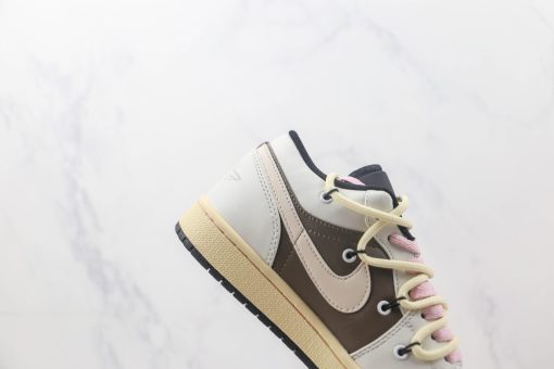 Nike Air Jordan 1 Low Laces Pink - Image 5