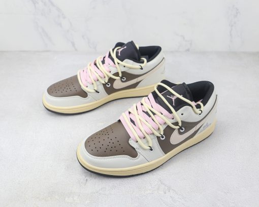 Nike Air Jordan 1 Low Laces Pink - Image 2