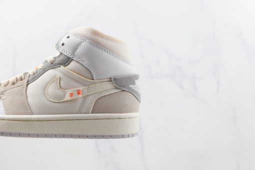 Nike Air Jordan 1 Mid SE Craft Inside Out White Grey