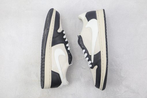 Jordan 1 Low Fragment x Travis Scott White Black - Image 4