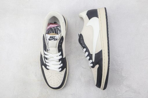 Jordan 1 Low Fragment x Travis Scott White Black - Image 3