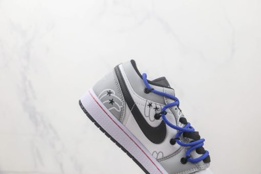 Nike Air Jordan 1 Low Black Grey - Image 5