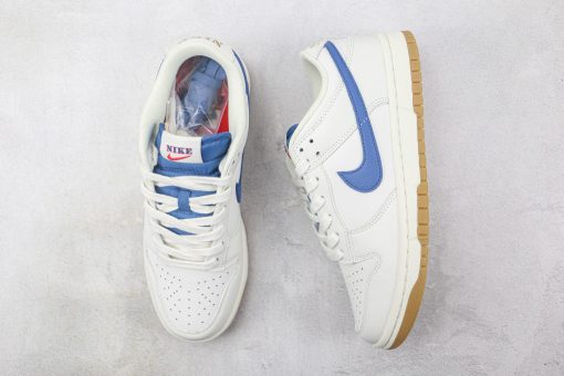 Nike Dunk Low SE Sail Dark Marina Blue - Image 3