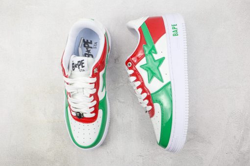 Nike Air Force Bape White Green Red - Image 4