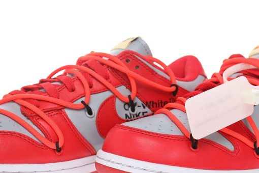 Off-Whitex Nike Dunk Low Leather"Grey Red"