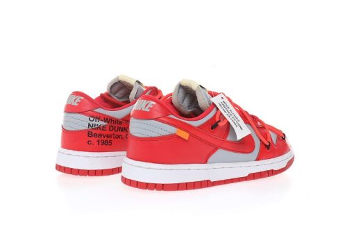 Off-Whitex Nike Dunk Low Leather"Grey Red"