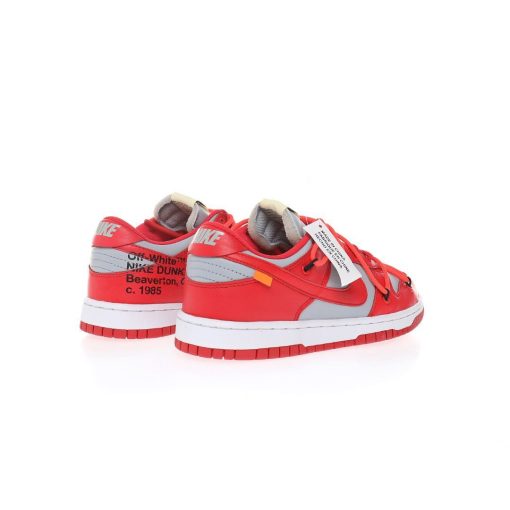 Off-Whitex Nike Dunk Low Leather"Grey Red"