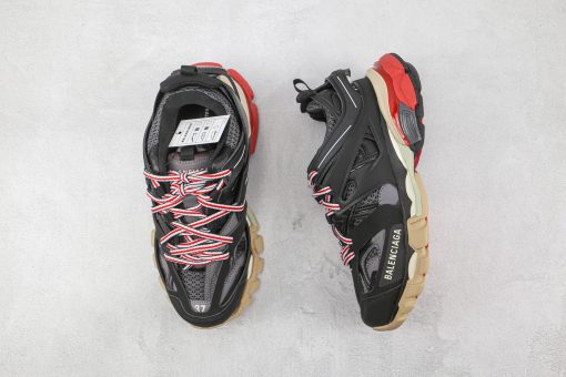 Balenciaga Track Sneakers Red Black - Image 3