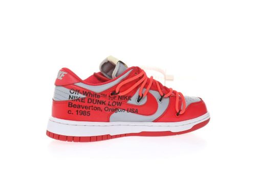 Off-Whitex Nike Dunk Low Leather"Grey Red"