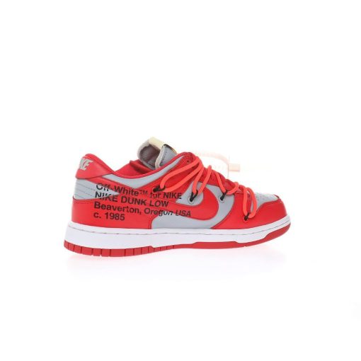 Off-Whitex Nike Dunk Low Leather"Grey Red"