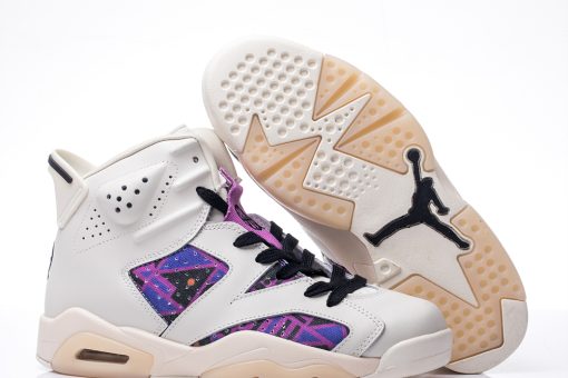 Nike Air Jordan 6 Retro Quai 54 Sail Purple