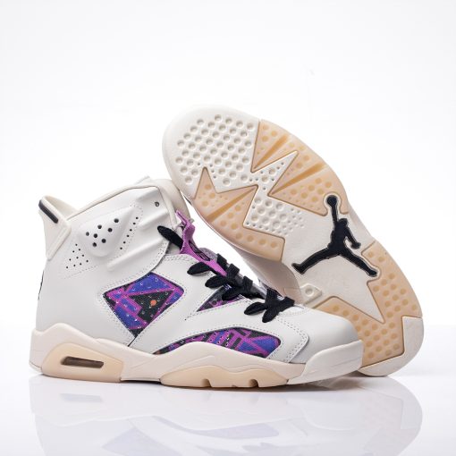 Nike Air Jordan 6 Retro Quai 54 Sail Purple