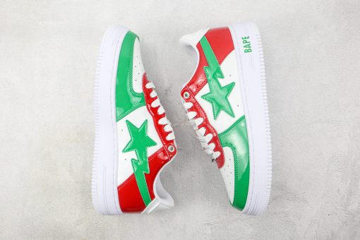 Nike Air Force Bape White Green Red - Image 3