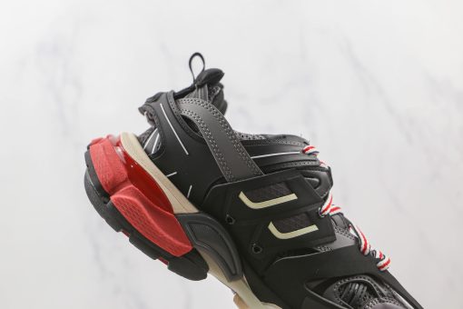 Balenciaga Track Sneakers Red Black - Image 5