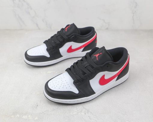 Nike Air Jordan 1 Low Black Siren Red - Image 2