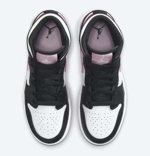 Nike Air Jordan 1 Mid White Black Light Arctic Pink