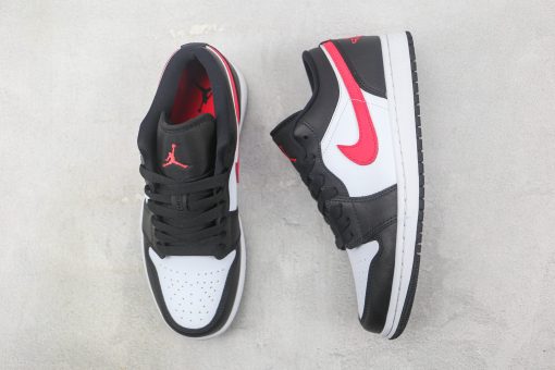 Nike Air Jordan 1 Low Black Siren Red - Image 4