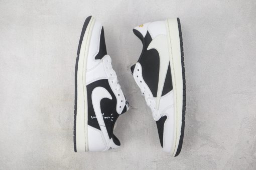 Travis Scott x Nike Air Jordan 1 Retro Low OG SP White Black - Image 4