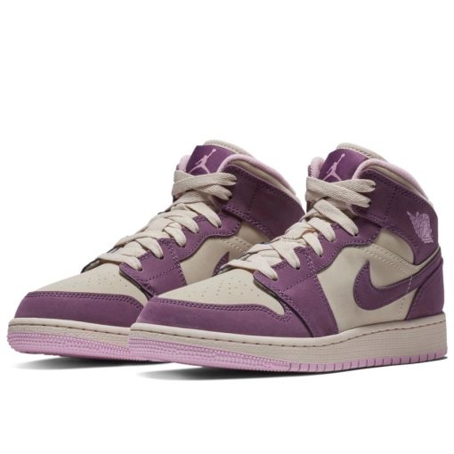 Nike Air Jordan 1 Mid Pro Purple Desert Sand