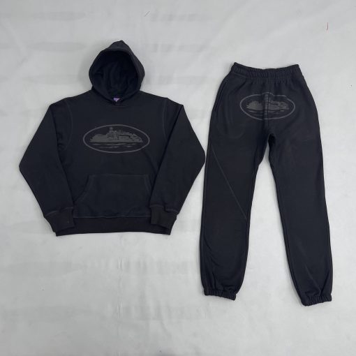 Corteiz Alcatraz Black Tracksuit