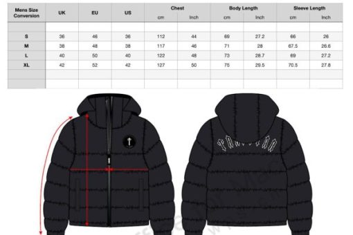 Trapstar Black PUFFER JACKET