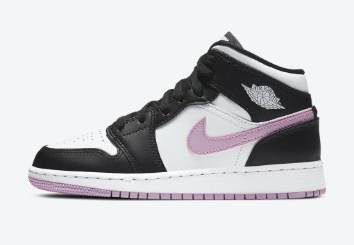 Nike Air Jordan 1 Mid White Black Light Arctic Pink