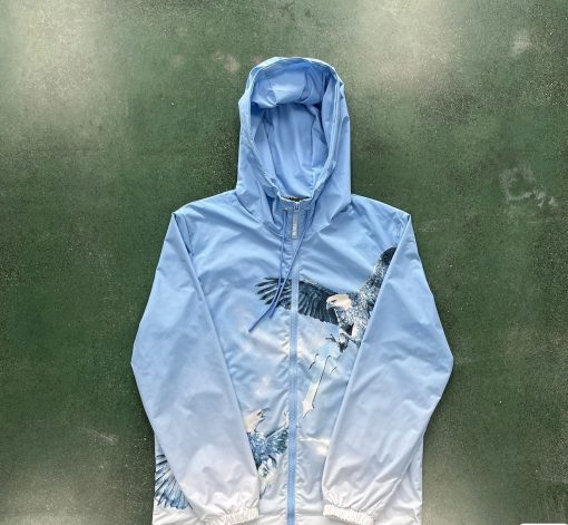 Trapstar Blue Windbreaker Men