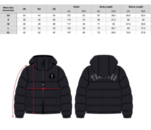 Trapstar Black Jacket Men Irongate