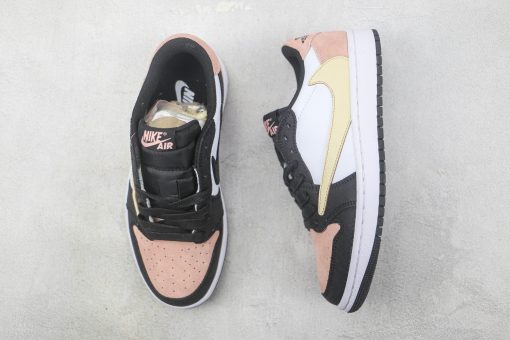 Travis Scott x Nike Air Jordan 1 Retro Low OG SP Black Pink - Image 3