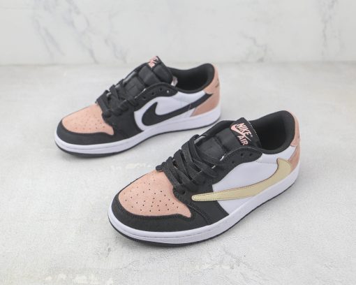 Travis Scott x Nike Air Jordan 1 Retro Low OG SP Black Pink - Image 2