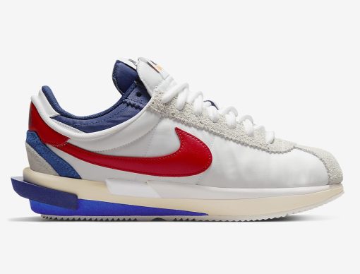 Nike Zoom Cortez SP sacai White University Red Blue