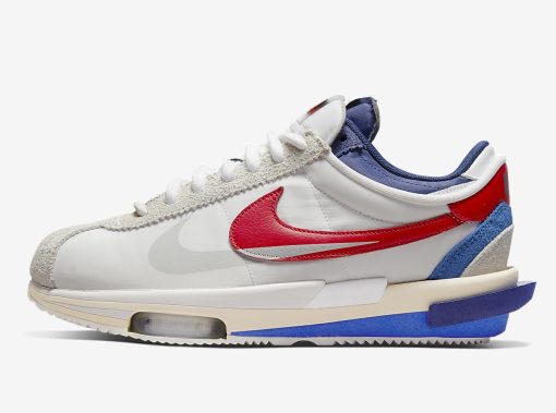 Nike Zoom Cortez SP sacai White University Red Blue