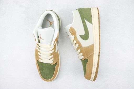 Fragment x Travis Scott x Air Jordan 1 Low Green - Image 3