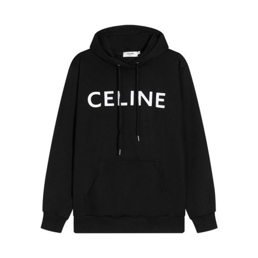 Hoodie White Black