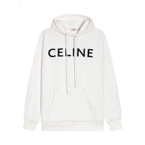 Hoodie White Black