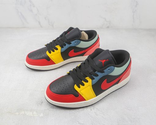 Nike Air Jordan 1 Low SE Black Multi-Color - Image 2