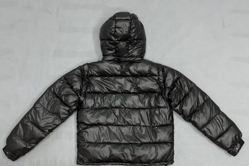 Corvidae Puffer Jacket Black shine